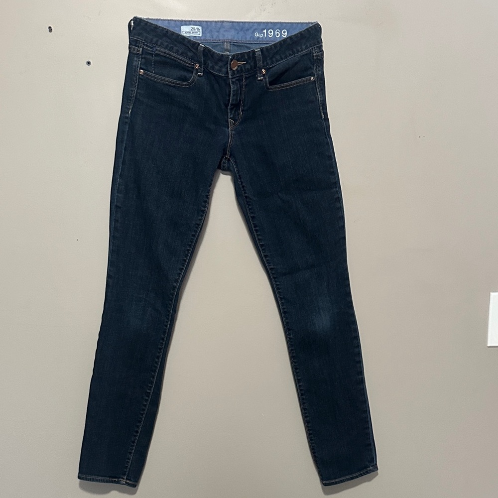 GAP Women's Deep Indigo Skinny Jeans